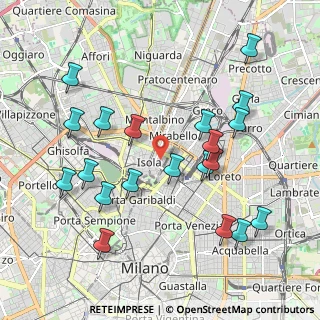 Mappa Via Rosellini, 20124 Milano MI, Italia (2.1445)