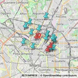 Mappa Via degli Assereto, 20124 Milano MI, Italia (1.476)
