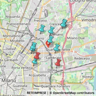 Mappa Via Ludovico D'Aragona, 20137 Milano MI, Italia (1.50182)