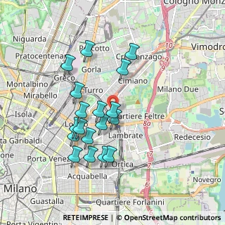 Mappa Via Ludovico D'Aragona, 20137 Milano MI, Italia (1.675)