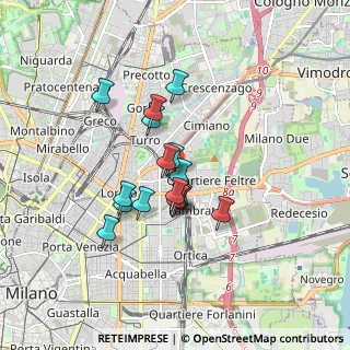 Mappa Via Ludovico D'Aragona, 20137 Milano MI, Italia (1.30188)