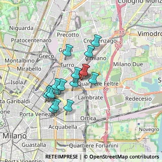 Mappa Via Ludovico D'Aragona, 20137 Milano MI, Italia (1.40941)