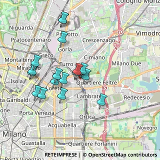 Mappa Via Ludovico D'Aragona, 20137 Milano MI, Italia (1.74)