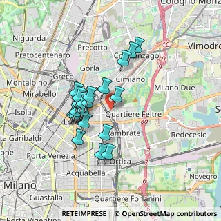 Mappa Via Ludovico D'Aragona, 20137 Milano MI, Italia (1.4505)