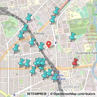 Mappa Via Ludovico D'Aragona, 20137 Milano MI, Italia (0.609)