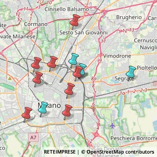 Mappa Via Pompeo Cambiasi, 20131 Milano MI, Italia (3.87917)