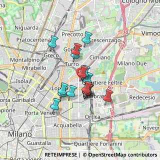 Mappa Via Pompeo Cambiasi, 20131 Milano MI, Italia (1.22688)