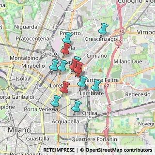 Mappa Via Pompeo Cambiasi, 20131 Milano MI, Italia (1.29077)