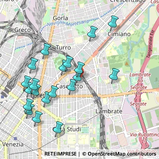 Mappa Via Pompeo Cambiasi, 20131 Milano MI, Italia (1.1275)