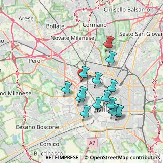 Mappa VIA G.A, 20155 Milano MI, Italia (3.426)