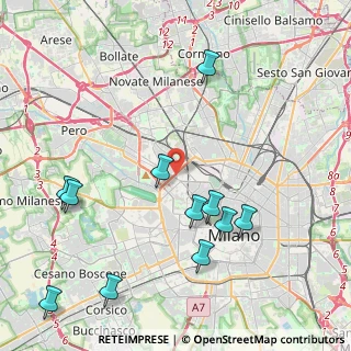 Mappa VIA G.A, 20155 Milano MI, Italia (4.82818)