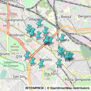 Mappa VIA G.A, 20155 Milano MI, Italia (0.8425)