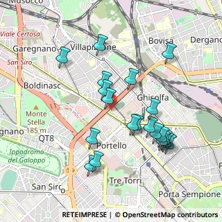 Mappa Via Giovanni Antonio Plana, 20155 Milano MI, Italia (0.934)