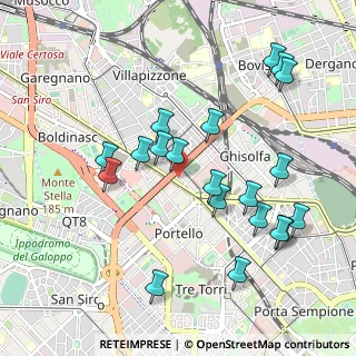 Mappa Via Giovanni Antonio Plana, 20155 Milano MI, Italia (1.0295)