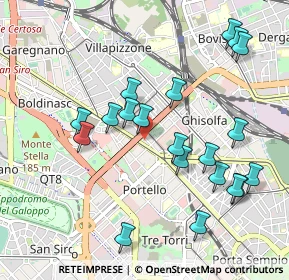 Mappa VIA G.A, 20155 Milano MI, Italia (1.0295)