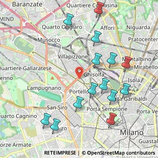 Mappa Via Giovanni Antonio Plana, 20155 Milano MI, Italia (2.31857)