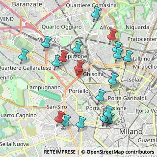 Mappa Via Giovanni Antonio Plana, 20155 Milano MI, Italia (2.326)