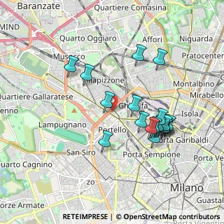 Mappa Via Giovanni Antonio Plana, 20155 Milano MI, Italia (1.76)
