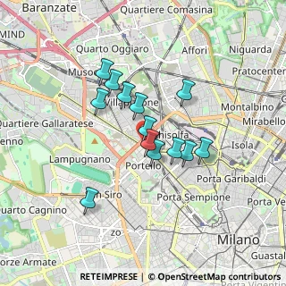 Mappa VIA G.A, 20155 Milano MI, Italia (1.32538)