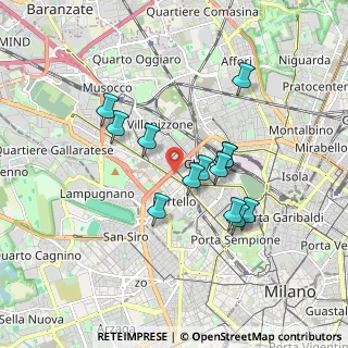 Mappa Via Giovanni Antonio Plana, 20155 Milano MI, Italia (1.49846)