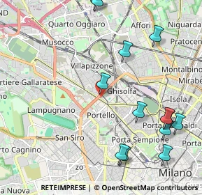 Mappa VIA G.A, 20155 Milano MI, Italia (2.55385)