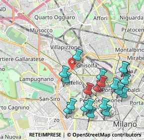 Mappa VIA G.A, 20155 Milano MI, Italia (2.2535)