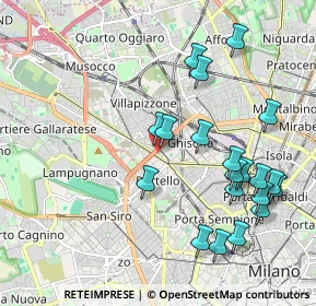 Mappa VIA G.A, 20155 Milano MI, Italia (2.166)