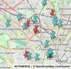 Mappa VIA G.A, 20155 Milano MI, Italia (2.326)