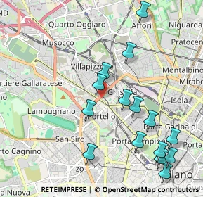 Mappa VIA G.A, 20155 Milano MI, Italia (2.25933)