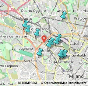 Mappa VIA G.A, 20155 Milano MI, Italia (1.49846)