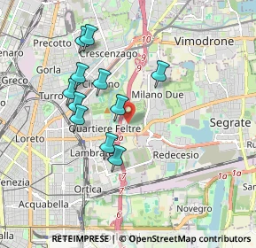 Mappa Piazza Caduti e Dispersi in Russia, 20134 Milano MI, Italia (1.65)