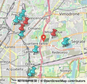 Mappa Piazza Caduti e Dispersi in Russia, 20134 Milano MI, Italia (2.32417)