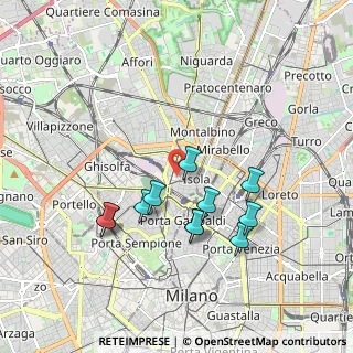 Mappa Via Medardo Rossa, 20124 Milano MI, Italia (1.69182)