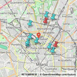 Mappa Via Medardo Rossa, 20124 Milano MI, Italia (1.76091)