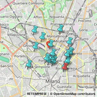 Mappa Via Medardo Rossa, 20124 Milano MI, Italia (1.655)