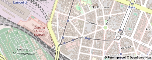 Mappa Milano
