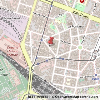 Mappa Via Medardo Rosso, 11, 20159 Milano, Milano (Lombardia)