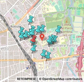 Mappa Via Mestre, 20134 Milano MI, Italia (0.3275)