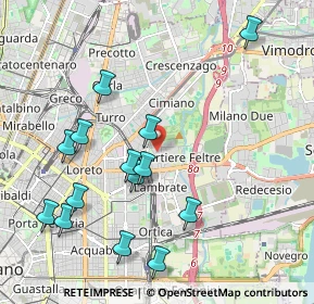 Mappa Via Mestre, 20134 Milano MI, Italia (2.195)