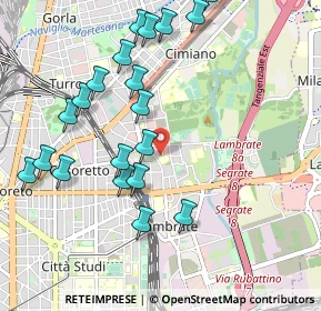 Mappa Via Mestre, 20134 Milano MI, Italia (1.0915)