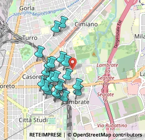 Mappa Via Mestre, 20134 Milano MI, Italia (0.8035)