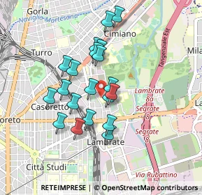 Mappa Via Mestre, 20134 Milano MI, Italia (0.7315)