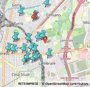 Mappa Via Mestre, 20134 Milano MI, Italia (1.059)