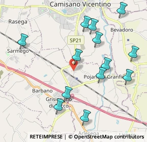 Mappa Via Stazione, 36040 Grisignano di Zocco VI, Italia (2.23231)