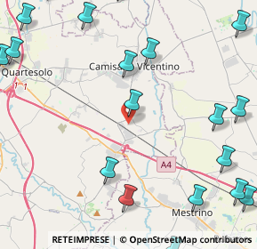 Mappa Via Stazione, 36040 Grisignano di Zocco VI, Italia (6.5395)