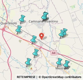 Mappa Via Stazione, 36040 Grisignano di Zocco VI, Italia (4.54231)