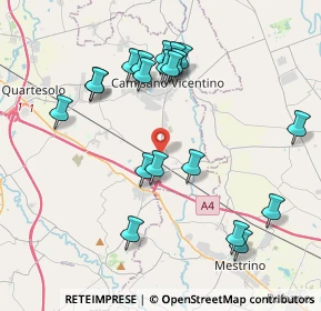 Mappa Via Stazione, 36040 Grisignano di Zocco VI, Italia (4.044)