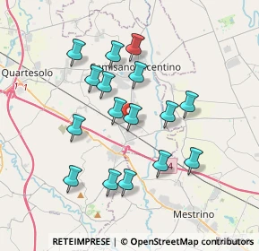 Mappa Via Stazione, 36040 Grisignano di Zocco VI, Italia (3.3025)