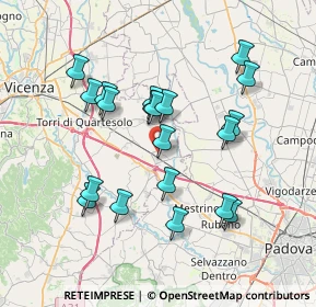 Mappa Via Stazione, 36040 Grisignano di Zocco VI, Italia (6.8935)