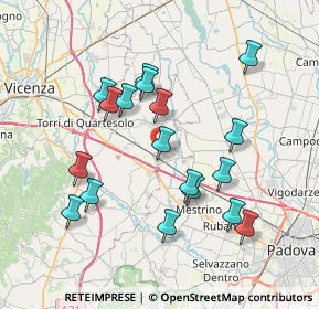 Mappa Via Stazione, 36040 Grisignano di Zocco VI, Italia (7.20222)